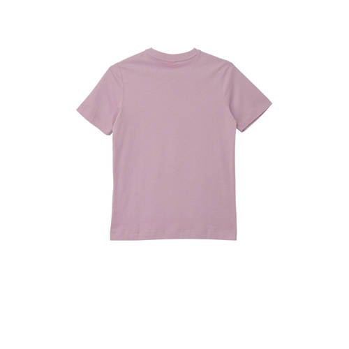 S.Oliver T-shirt met printopdruk lila Paars Jongens Katoen Ronde hals Printopdruk 164