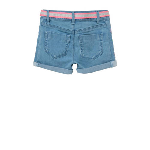 S.Oliver denim short medium blue denim Korte broek Blauw Meisjes Katoen 134