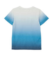 thumbnail: s.Oliver T-shirt met tekst blauw/wit