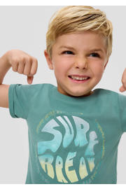 thumbnail: s.Oliver T-shirt met printopdruk petrol