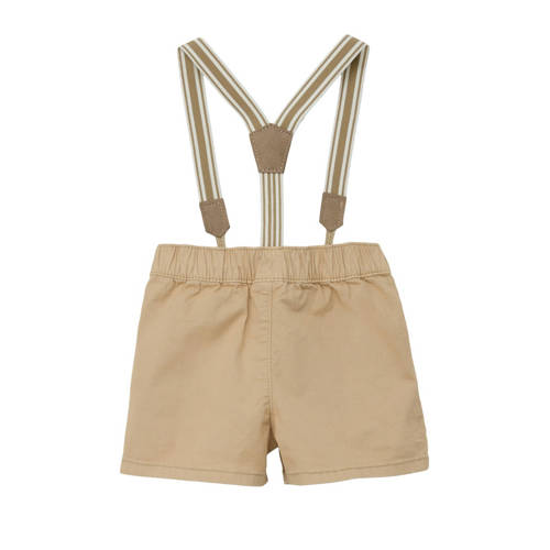 S.Oliver baby casual short bruin Korte broek Jongens Stretchkatoen Effen 50 56