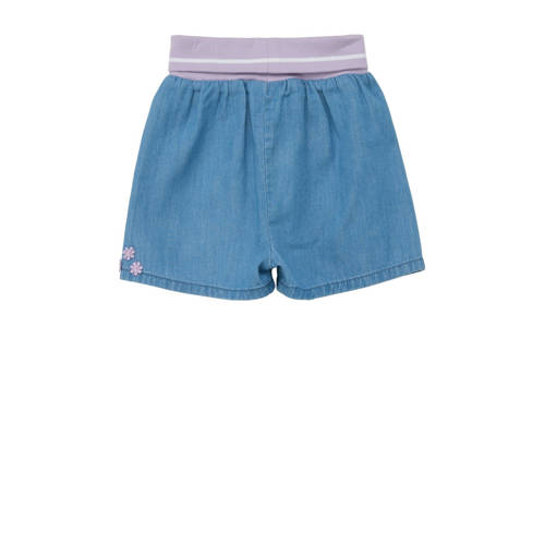 S.Oliver baby casual short medium blue denim Korte broek Blauw Meisjes Katoen 50 56