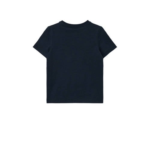 S.Oliver T-shirt met printopdruk Blauw Jongens Katoen Ronde hals Printopdruk 128 134