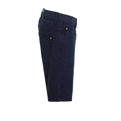 s.Oliver casual short donkerblauw Korte broek Jongens Stretchkatoen Effen 128