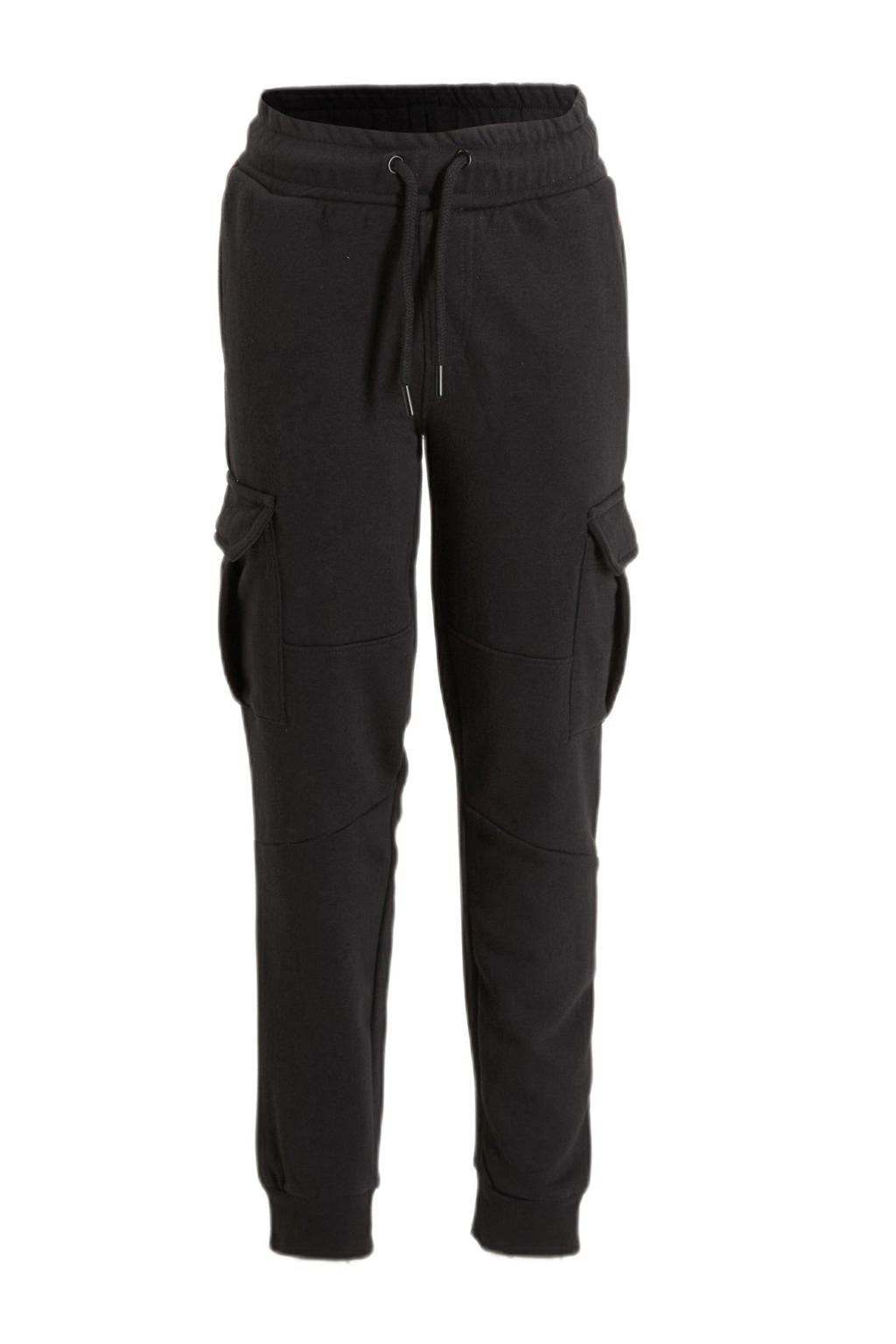 anytime cargo joggingbroek zwart
