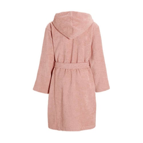 NOUS Kids kinder badstof badjas roze Jongens/Meisjes Katoen Overslagkraag