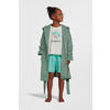 NOUS Kids kinder badstof badjas groen