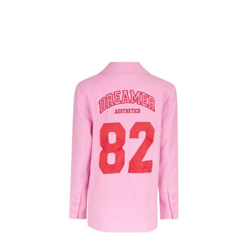 Shoeby blazer roze Meisjes Polyester Reverskraag Effen 134 140