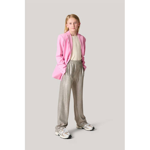 Shoeby blazer roze Meisjes Polyester Reverskraag Effen 134 140