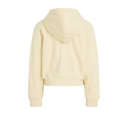 Tommy Hilfiger hoodie met printopdruk lichtgeel Sweater Printopdruk 128