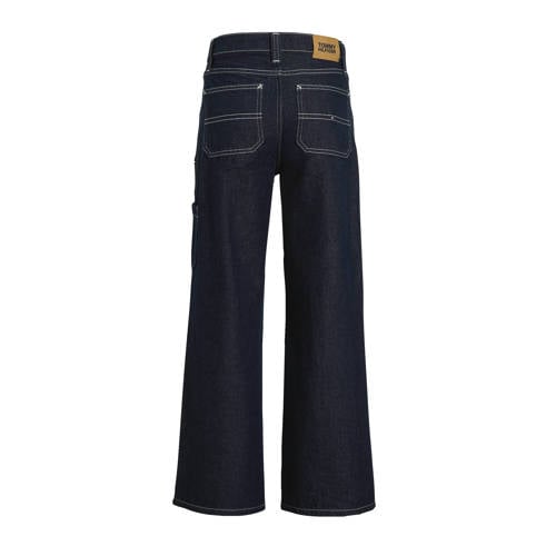 Tommy Hilfiger high waist wide leg jeans Mabel rinse Blauw Meisjes Denim 128