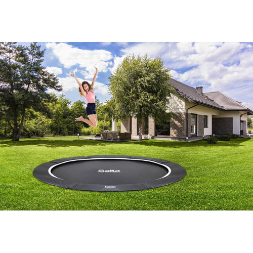 Salta Royal Baseground 251cm Black 251x251 cm Ingraaf trampoline Zwart