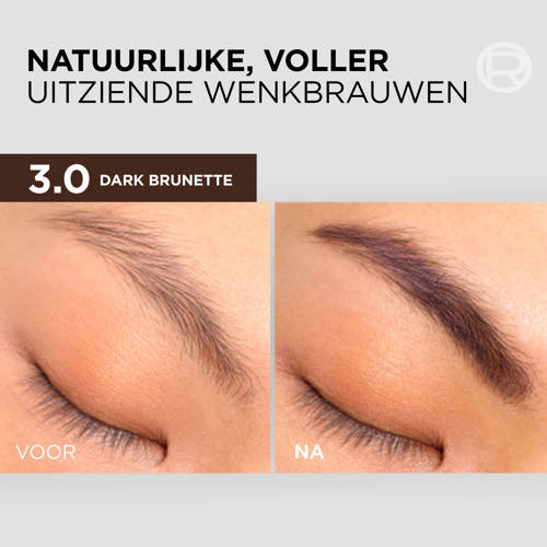 L'Oréal Paris Brow Color wenkbrauwverf 3.0 Dark Brunette 30 ml Wenkbrauwgel
