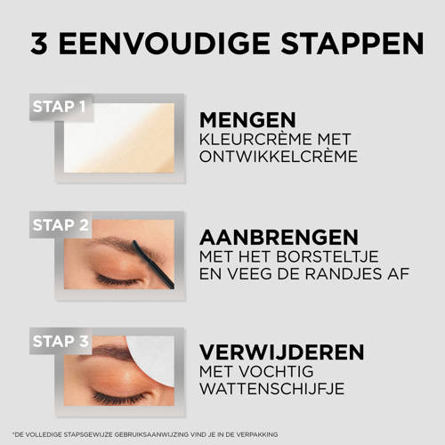 L'Oréal Paris Brow Color wenkbrauwverf 3.0 Dark Brunette 30 ml Wenkbrauwgel