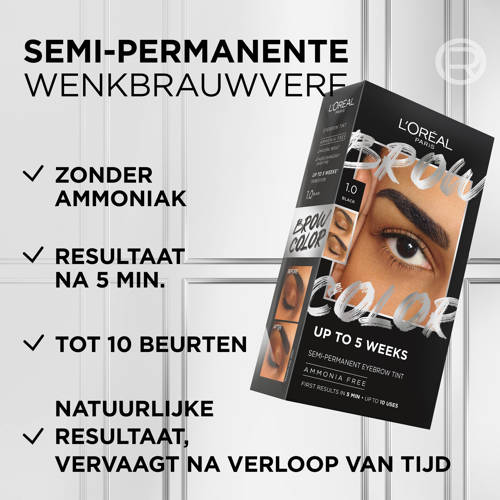 L'Oréal Paris Brow Color wenkbrauwverf 5.0 Brunette 30 ml Wenkbrauwgel