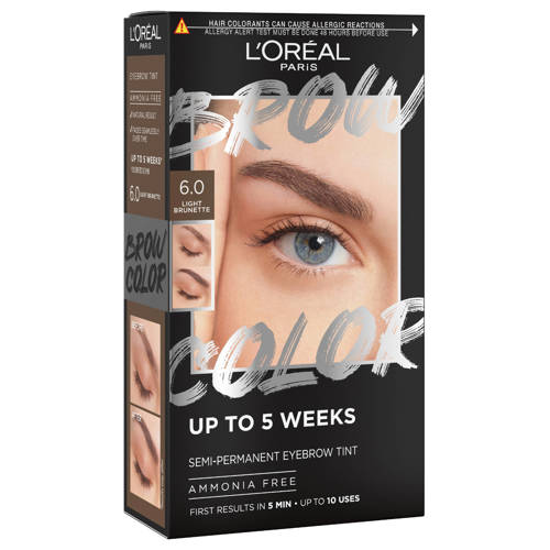 L'Oréal Paris Brow Color wenkbrauwverf - 6.0 Light Brunette - 30 ml Wenkbrauwgel afbeelding