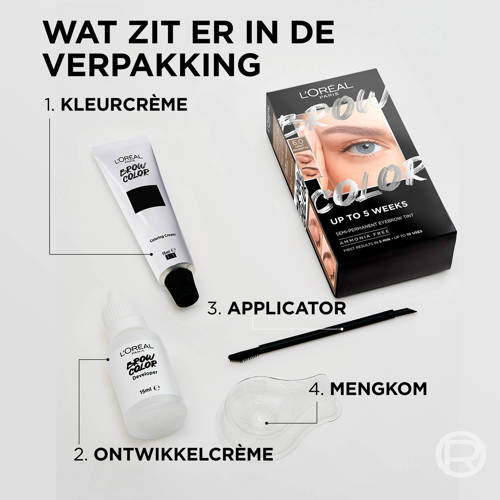 L'Oréal Paris Brow Color wenkbrauwverf 7.0 Dark Blonde 30 ml Wenkbrauwgel