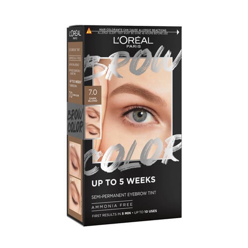 L'Oréal Paris Brow Color wenkbrauwverf - 7.0 Dark Blonde - 30 ml Wenkbrauwgel