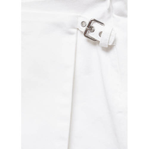 Mango Kids skort wit Rok Meisjes Katoen Effen 168(M)