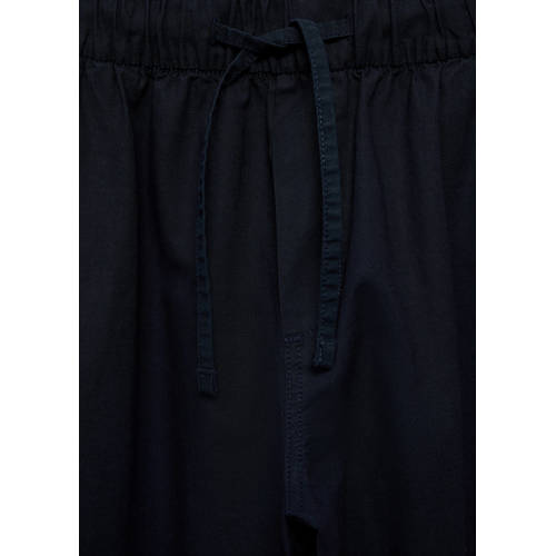 Mango Kids broek marineblauw Meisjes Katoen Effen 164(S)
