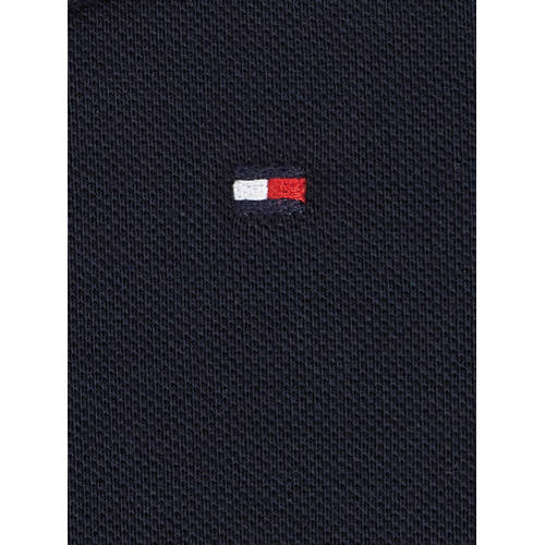 Tommy Hilfiger baby jurk donkerblauw Meisjes Katoen Peter Pan-kraag Effen 68