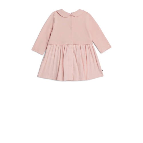 Tommy Hilfiger baby jurk roze Meisjes Katoen Peter Pan-kraag Effen 92