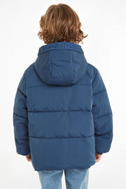 thumbnail: Tommy Hilfiger gewatteerde winterjas blauw