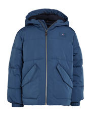 thumbnail: Tommy Hilfiger gewatteerde winterjas blauw