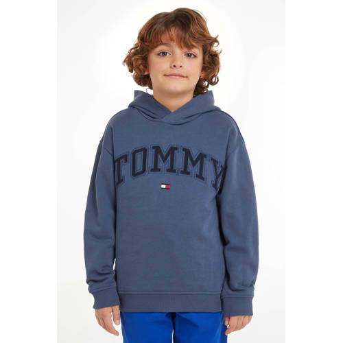 Tommy Hilfiger hoodie met logo donkerblauw Sweater Logo 176