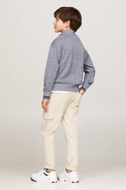 thumbnail: Tommy Hilfiger gemêleerde trui donkerblauw/wit