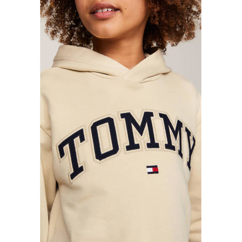 Tommy Hilfiger hoodie met logo ecru Sweater Logo 104