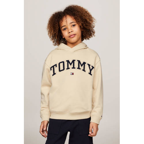 Tommy Hilfiger hoodie met logo ecru Sweater Logo 104