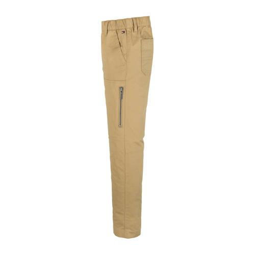 Tommy Hilfiger broek kaki Groen Jongens Katoen Effen 140