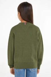 thumbnail: Tommy Hilfiger sweater olijfgroen