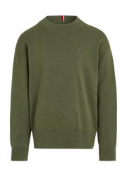 thumbnail: Tommy Hilfiger sweater olijfgroen