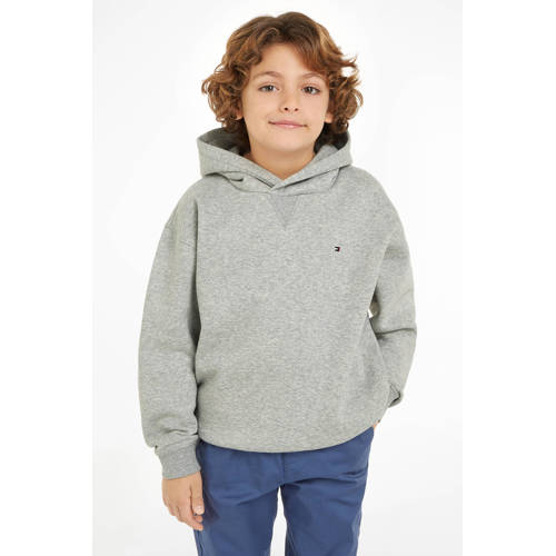 Tommy Hilfiger gemêleerde hoodie grijs Sweater Melée 140