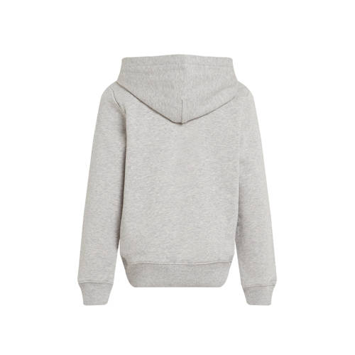 Calvin Klein hoodie Terry met logo grijs Sweater Jongens Katoen Capuchon 140