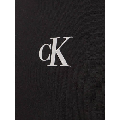 Calvin Klein hoodie met logo Sweater Zwart Meisjes Katoen Capuchon Logo 176
