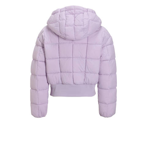 Calvin Klein gewatteerde winterjas lila Paars Meisjes Nylon Capuchon Effen 176
