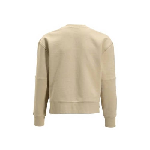 Calvin Klein sweater met logo beige Logo 164 | Sweater van