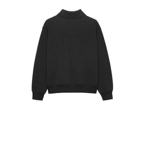 Calvin Klein sweater zwart Effen 164 | Sweater van