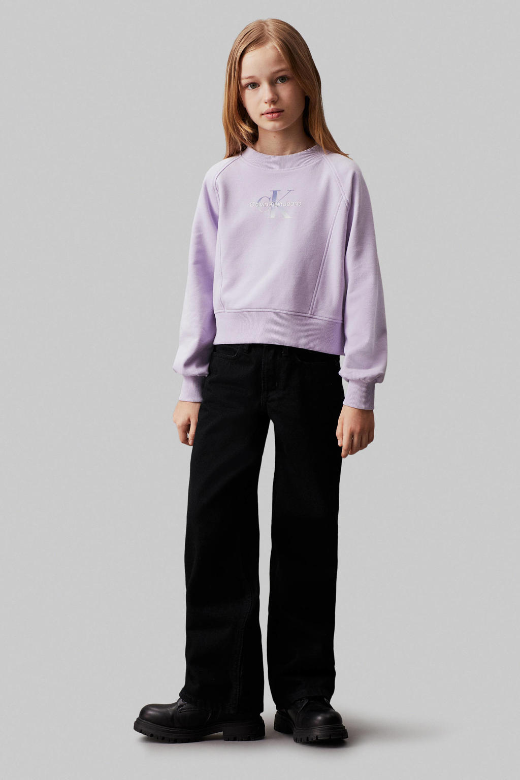 Calvin Klein straight leg jeans clean black | kleertjes.com