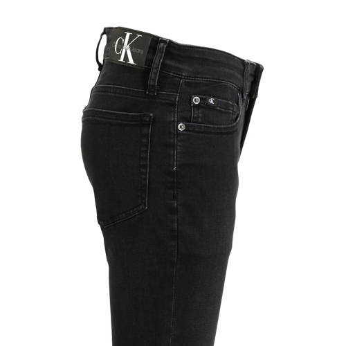 Calvin Klein skinny jeans SLIM washed black cf Zwart Jongens Stretchkatoen 140