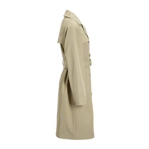 Calvin Klein coat RAE beige Jas Meisjes Polyester Reverskraag Effen 176