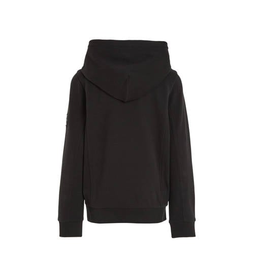 Calvin Klein hoodie met logo Sweater Zwart Jongens Katoen Capuchon Logo 140
