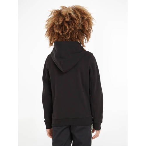 Calvin Klein hoodie met logo Sweater Zwart Jongens Katoen Capuchon Logo 140