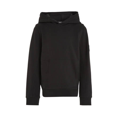 Calvin Klein hoodie met logo Sweater Zwart Jongens Katoen Capuchon Logo - 116