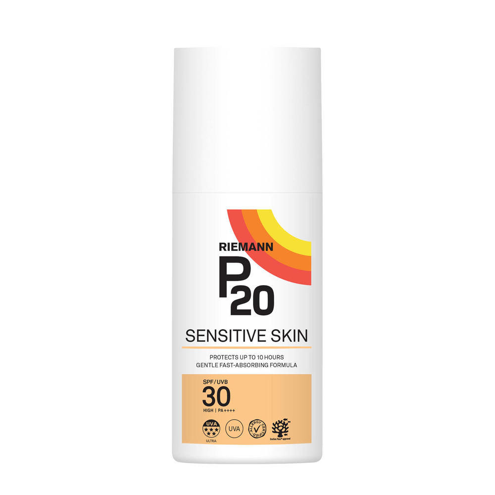 P20 Sensitive Skin zonnebrand crème - SPF30 - 100 ml