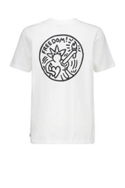thumbnail: America Today T-shirt met backprint wit