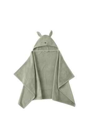 badcape met capuchon konijn